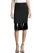 Jason Wu Sequin Fringe Hem Skirt - Lyst