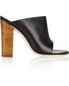 Tibi Leather Mules - Lyst