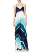Young Fabulous & Broke Tiedye Voile Maxi Dress - Lyst