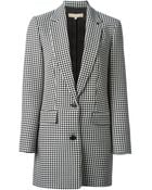 Michael Kors Houndstooth Pattern Jacket - Lyst