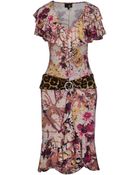Just Cavalli Kneelength Dress - Lyst