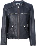 Etoile Isabel Marant Cropped Leather Jacket - Lyst