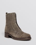 Elie Tahari Combat Platform Booties - Mansel - Lyst