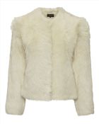 Jaeger Shearling Short Jacket - Lyst