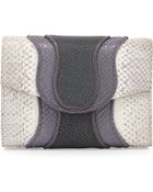 Khirma Eliazov Jolie Snake and Stingray Clutch Bag - Lyst