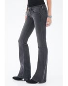 Forever 21 Flared Low-Rise Jeans - Lyst