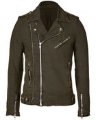 Balmain Cotton Biker Jacket - Lyst