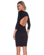 Myne Chance Long Sleeve Dress - Lyst