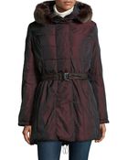 Gorski Fur-Trim Quilted Ski Jacket - Lyst
