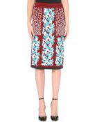 Peter Pilotto Ace Embellished Pencil Skirt - Lyst