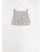 Mango Ruffled Chiffon Skirt - Lyst