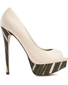 Aldo Peep Toe High Heeled Shoes - Lyst