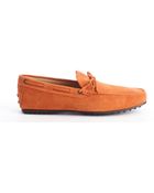 Tod's Sunset Suede Driving Shoes - Lyst