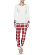 Splendid Intimates Cozy Classic Plaid Pajama Set - Lyst