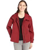 Lafayette 148 New York Claret Hooded Cinch Waist Jacket - Lyst