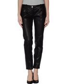 Balmain Leather Pants - Lyst