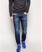 Cheap Monday Five Regular Fit Jeans In Distressed Wash - Lyst