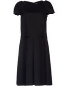 Jil Sander Navy Short Dress - Lyst