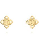 Tory Burch Babylon Metal Stud Earring - Lyst