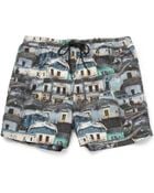 Paul Smith Printed Shortlength Swim Shorts - Lyst
