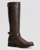 Frye Tall Harness Boots - Veronica Crisscross - Lyst