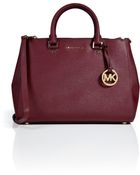 MICHAEL Michael Kors Leather Large Sutton Tote - Lyst