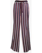 Joseph College Striped Satin Pants - Lyst