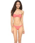 Melissa Odabash Martinique Bikini - Coral - Lyst