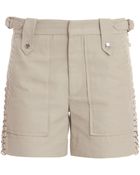 Isabel Marant Lk36 Dorian Lace Up Short - Lyst