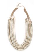 Jules Smith Layered Pearl & Chain Necklace - Pearl/Gold - Lyst