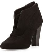 Steven By Steve Madden Pixil Split-Front Suede Bootie - Lyst