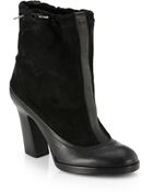 Rag & Bone Holt Suede Leather Ankle Boots - Lyst