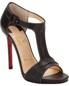Christian Louboutin In My City Tstrap Sandals - Lyst