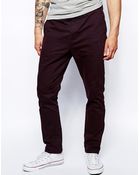 Asos Tapered Chinos - Lyst