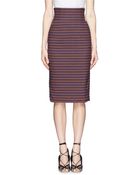 Stella Jean 'Gilda' Stripe Pencil Skirt - Lyst