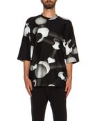 Christopher Kane Neoprene Oversized Molecule Polyamideblend Tee - Lyst