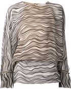 Chloé Waves Print Blouse - Lyst