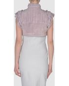 RED Valentino Leather Outerwear - Lyst