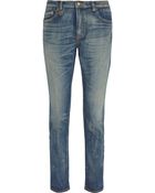 R13 Mid-Rise Slim-Leg Jeans - Lyst