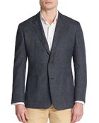 Dolce & Gabbana Micro Check Wool-Blend Sportcoat - Lyst