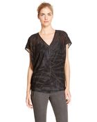 DKNY Pure Abstract Cocoon Top. - Lyst