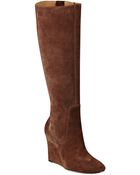 Nine West Heartset Wedge Boots - Lyst