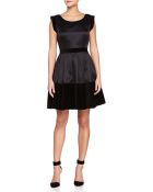 Halston Heritage Sleeveless Fit-And-Flare Dress - Lyst