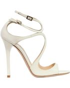 Jimmy Choo 115Mm Lance Patent Leather Sandals - Lyst