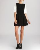 BCBGeneration Dress - Color Block Back Cutout - Lyst