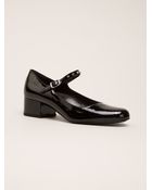 Saint Laurent Mary Jane Pumps - Lyst