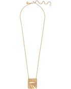 J.Crew Hammered Charm Necklace - Lyst
