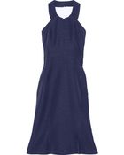 Zac Posen Ribbed Stretch Cotton-Blend Dress - Lyst