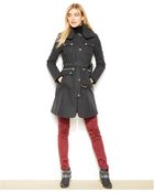 Laundry By Shelli Segal Belted Military Wool-Blend Coat - Lyst