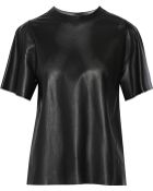 Joseph Jill Perforated Leather-Paneled Top - Lyst